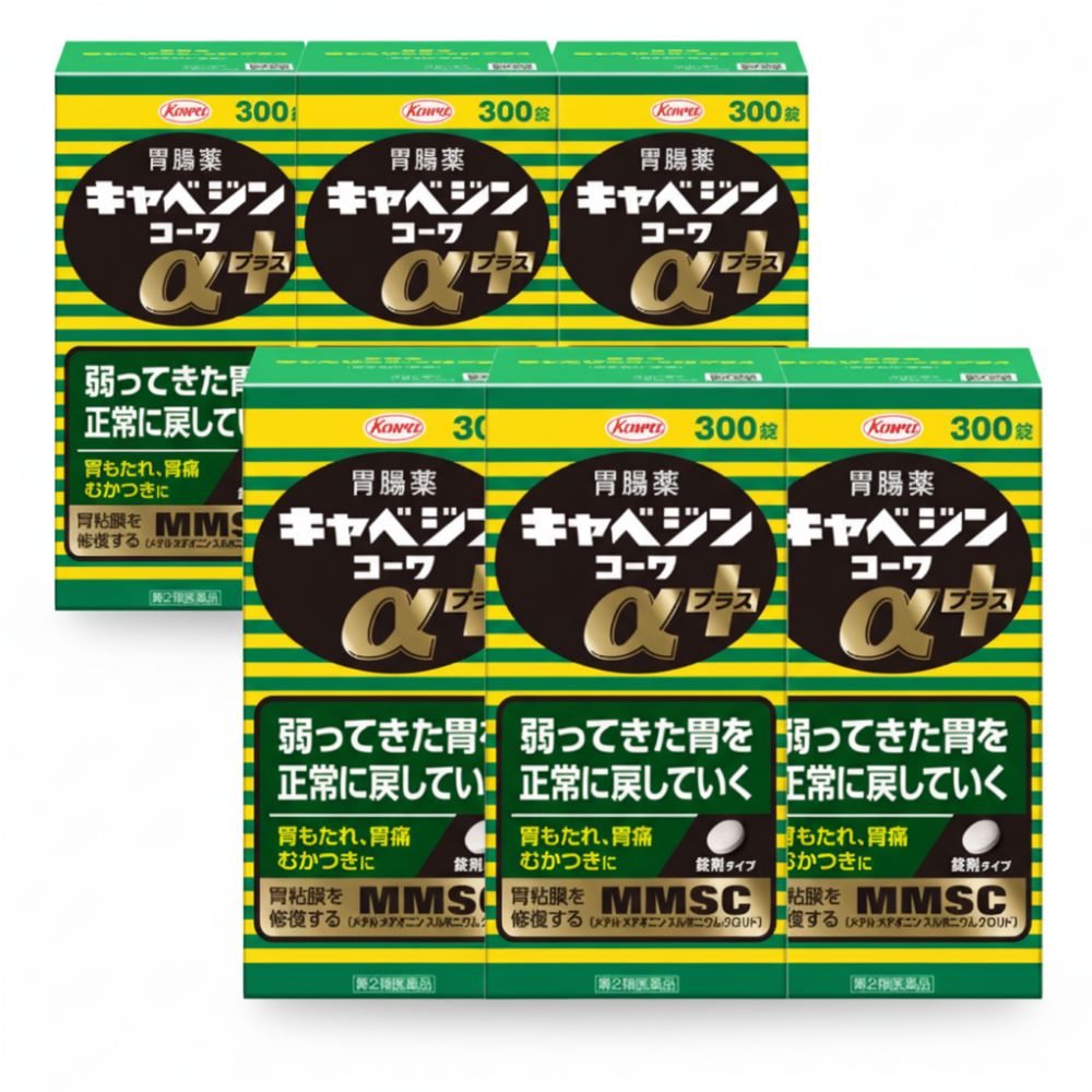 카베진 코와 알파 플러스 300정 6개 세트 이미지